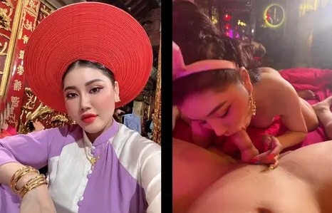 Phim  Sex Cô đồng Trang bú cu người cúng lễ ngon lành