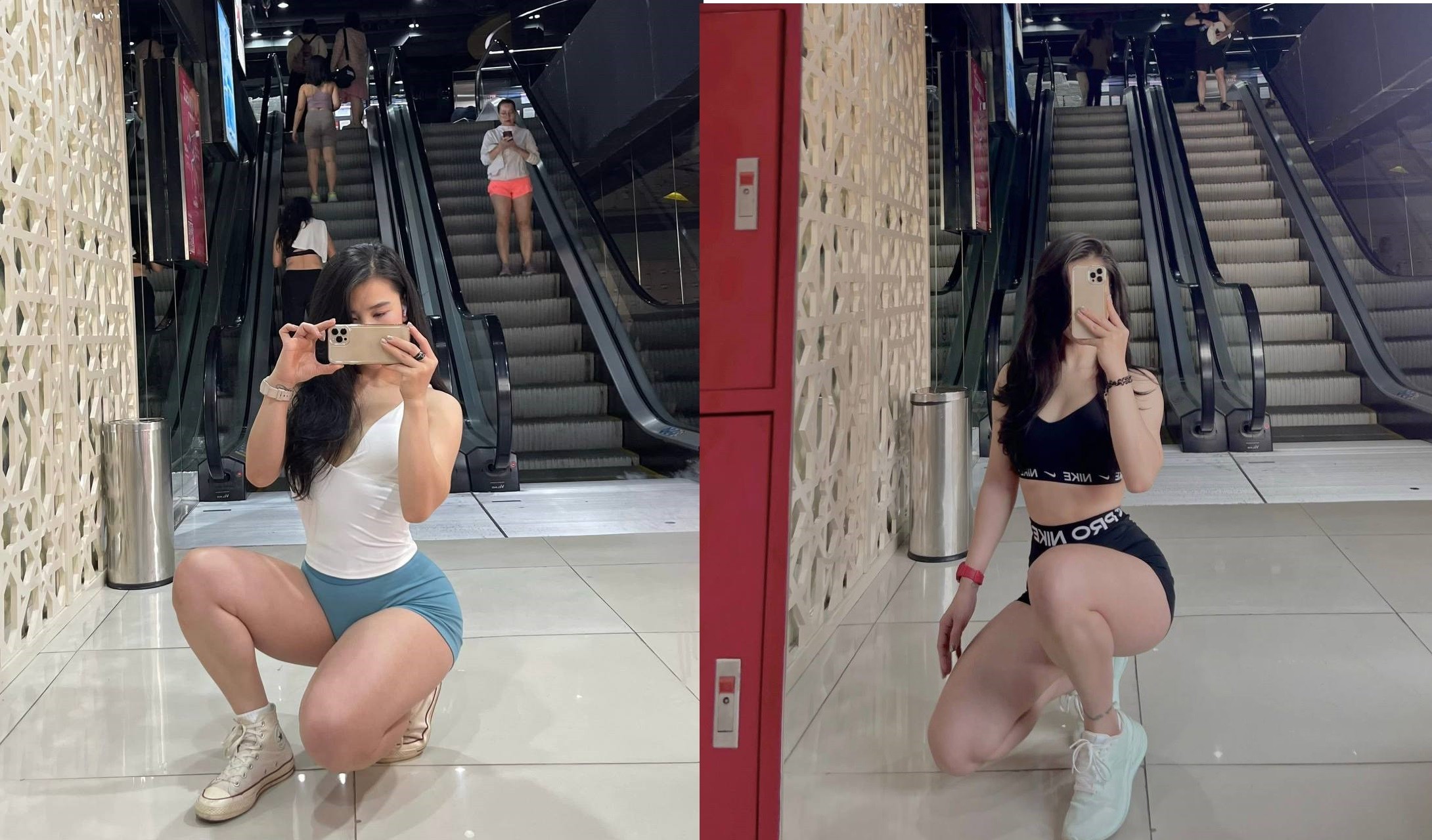 Phim  Sex Gymer nước nhiều chỉ sờ nhẹ đã rên