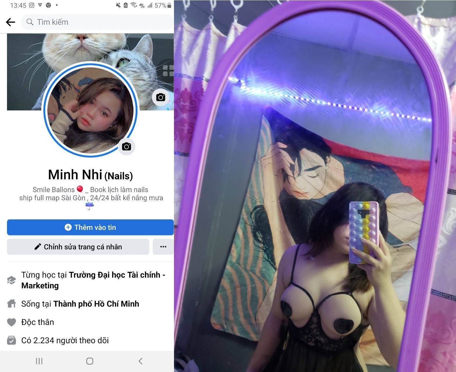 Phim  Sex Minh Nhi với vòng một căng tròn thích được nâng niu
